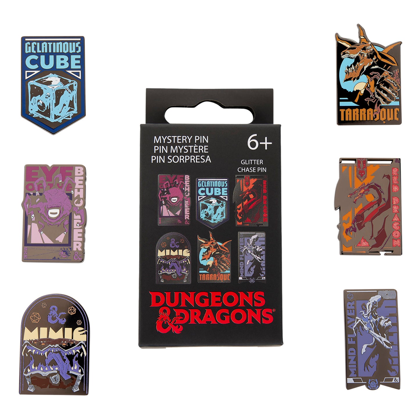 Loungefly Hasbro Dungeons & Dragons Mystery Box Pins