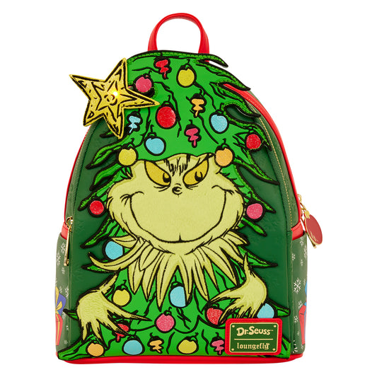 Loungefly Dr Seuss Grinch Holiday Mini Backpack