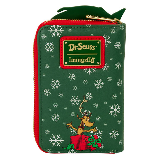 Loungefly Dr Seuss Grinch Holiday Zip Around Wallet