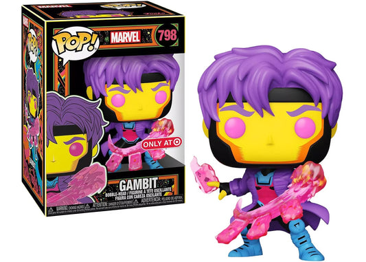 Funko Pop ! Marvel 798 Gambit BLACKLIGHT