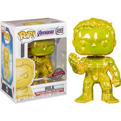 Funko Pop ! Marvel 499 Hulk yellow chrome