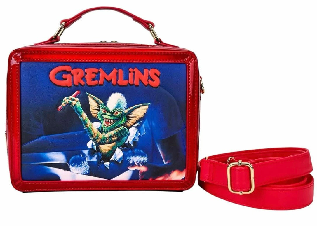 Loungefly Warner Brothers Gremlins 40th Anniversary Vintage Lunchbox Crossbody