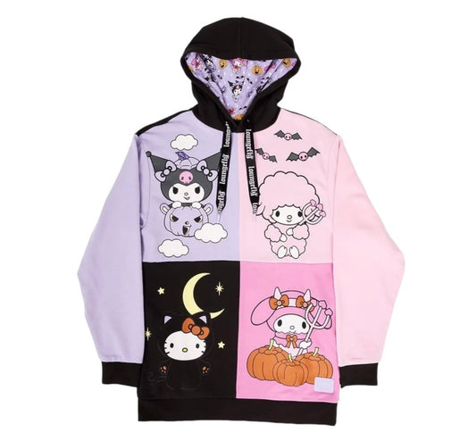 Loungefly Sanrio Kuromi And My Melody Halloween Hoodie - 3XL