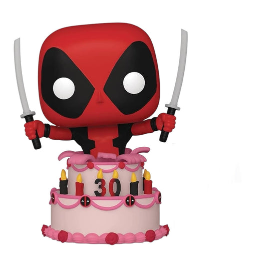 Funko Pop ! Marvel 776 Deadpool in cake - metallic