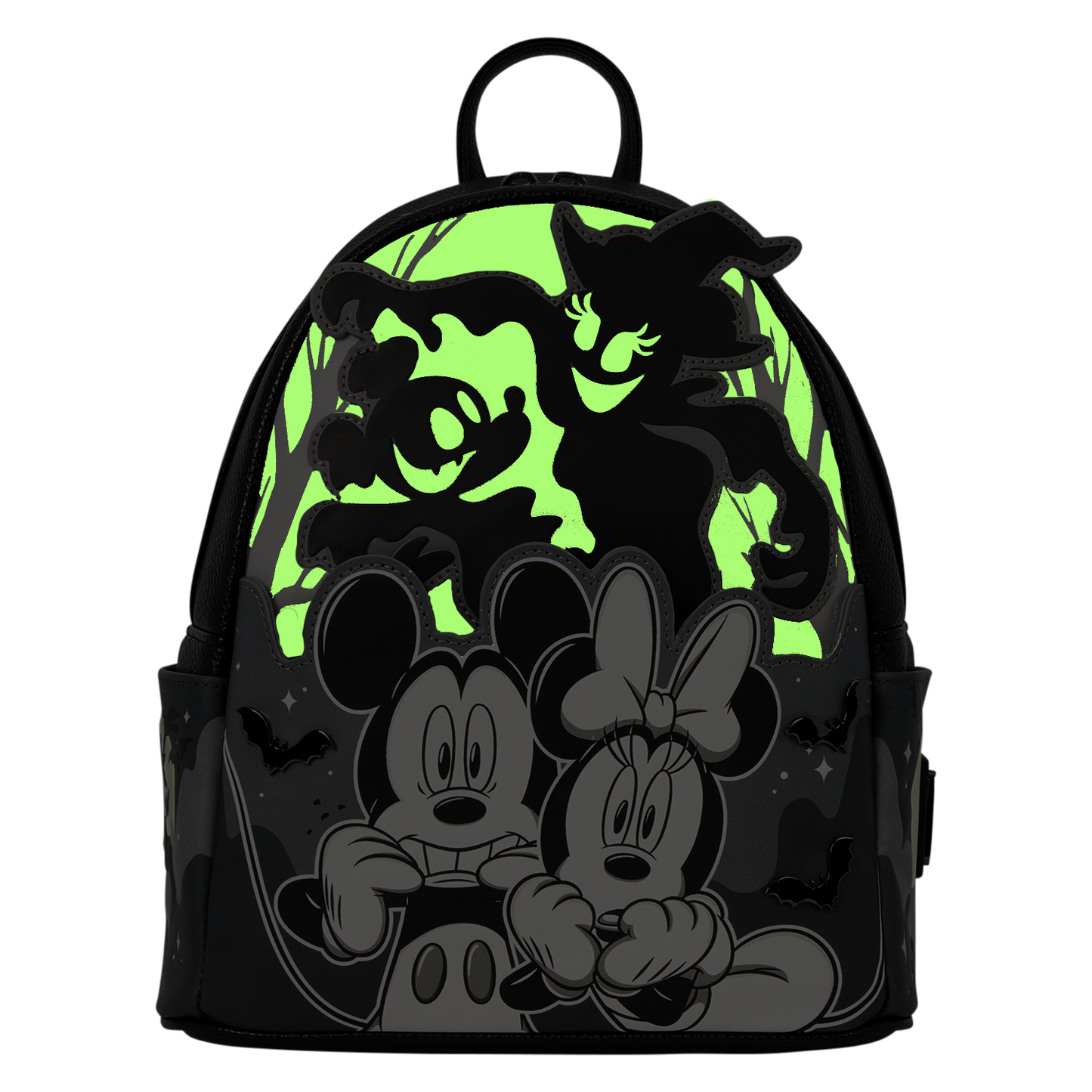 Loungefly Disney Mickey & Minnie Ghost Light Up Glow Mini Backpack