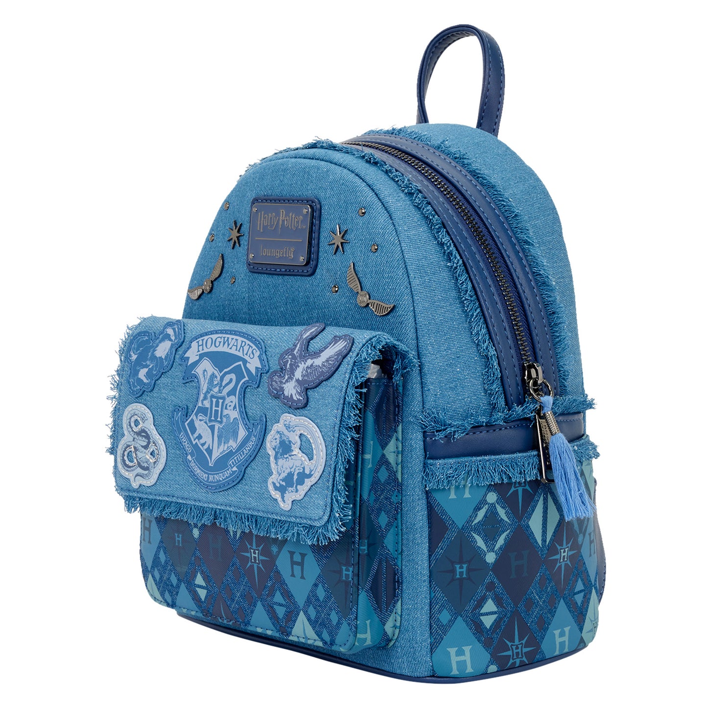 Loungefly Warner Brothers Harry Potter Denim Mini Backpack