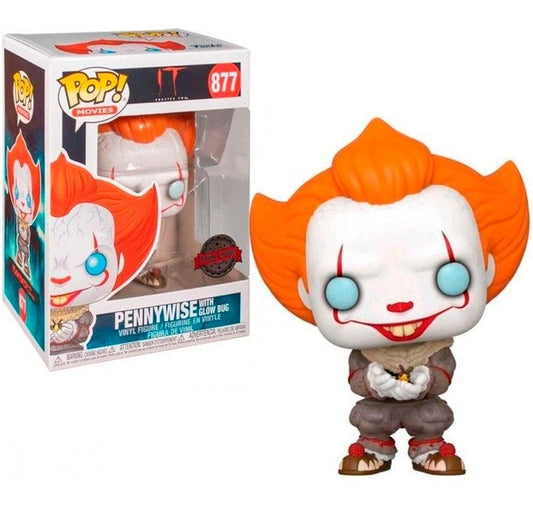 Funko Pop ! Movies 877 Pennywise with glow bug