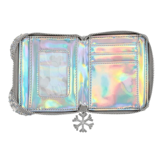 Loungefly Minnie Mouse Iridescent Snowflake Wallet