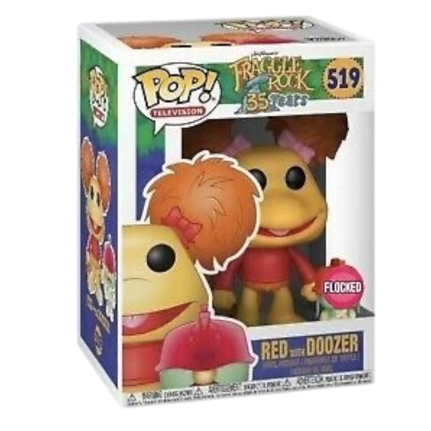 Funko Pop ! TV 519 Red with dozer FLOCKED