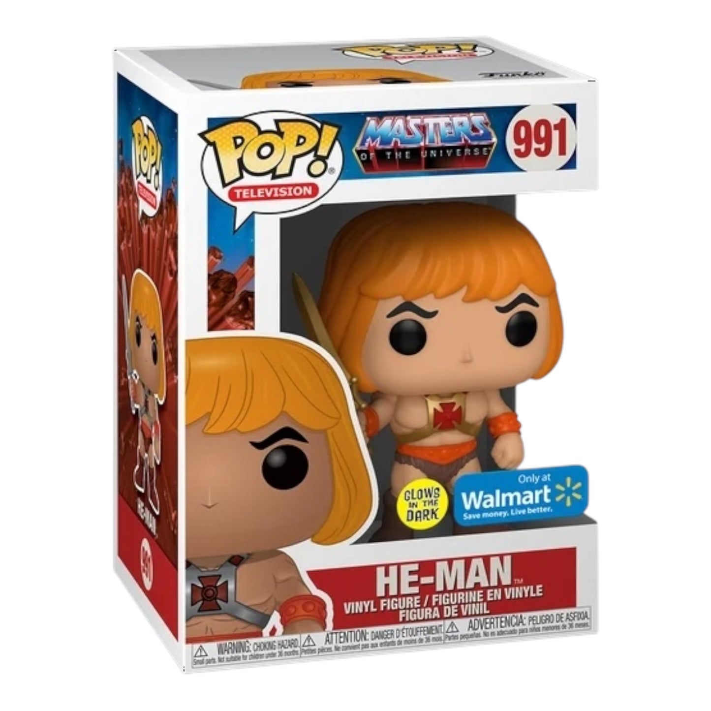 Funko Pop ! TV 991 He-man GITD