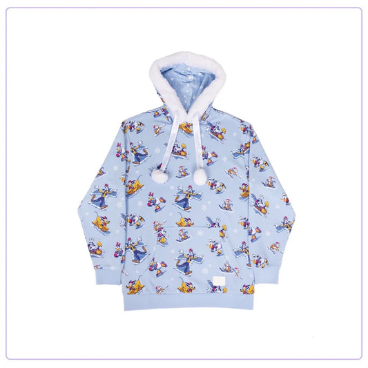 Loungefly Disney Mickey And Friends Winter Wonderland Hooded Sweatshirt