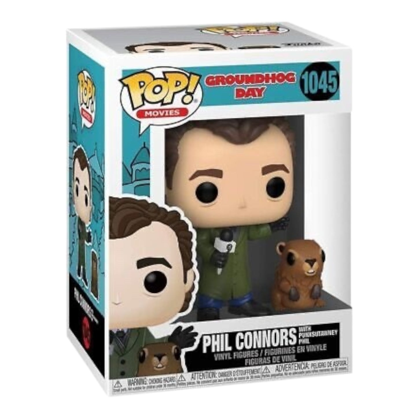 Funko Pop ! Movies 1045 Phil Connors with groundhog