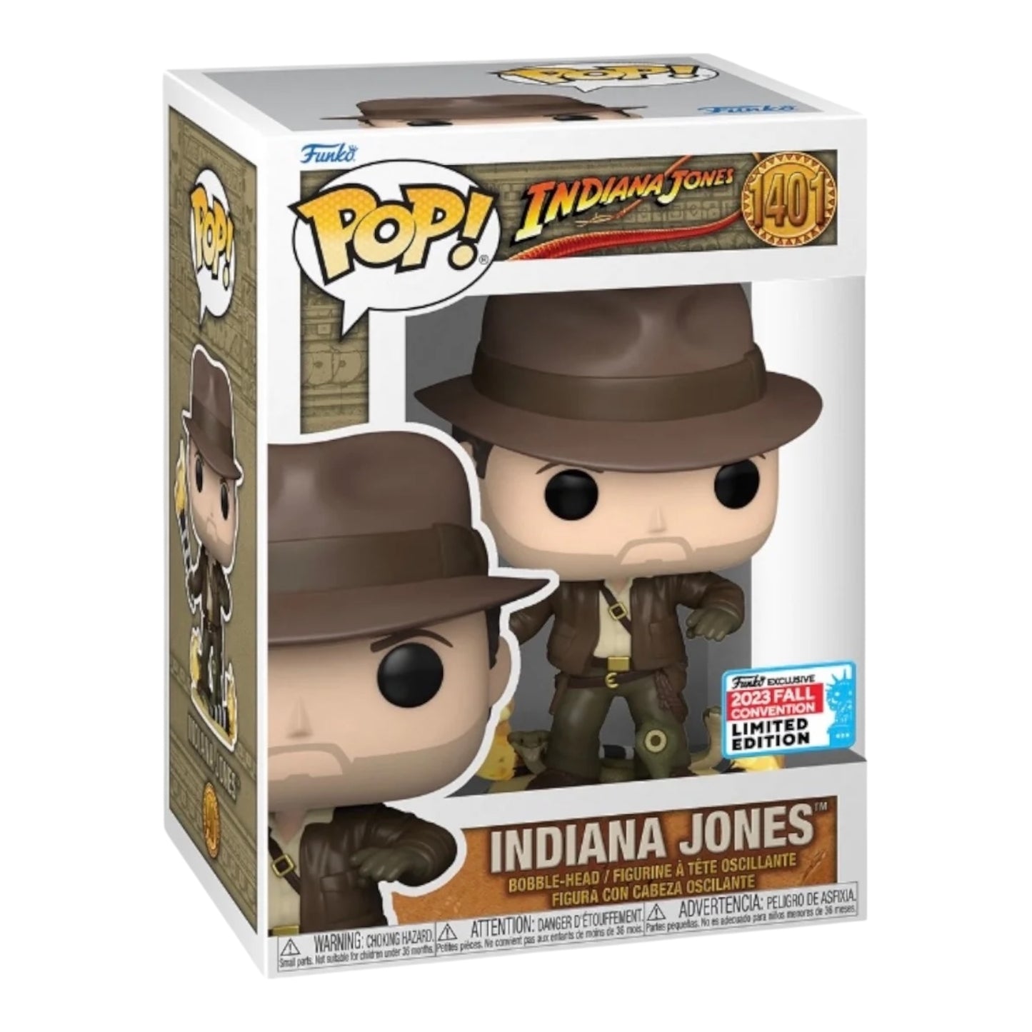 Funko Pop ! Movies 1401 Indiana Jones NYCC 2023