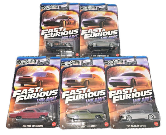 Hot Wheels Fast & Furious Villains