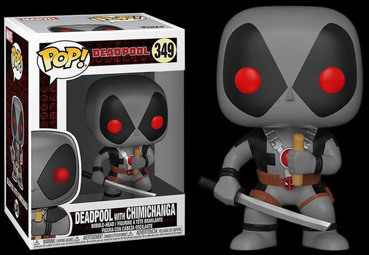 Funko Pop ! Marvel 349 Deadpool with chimichanga