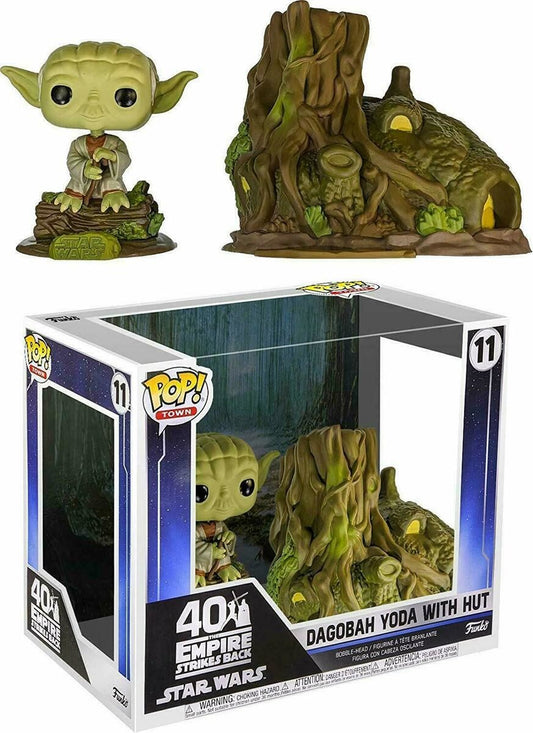 Funko Pop ! Star Wars 11 Dagobah Yoda with hut