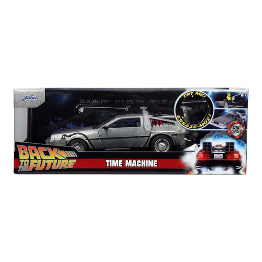 Jada - Die-Cast 1:24 Scale - Back To The Future : Time Machine Delorean
