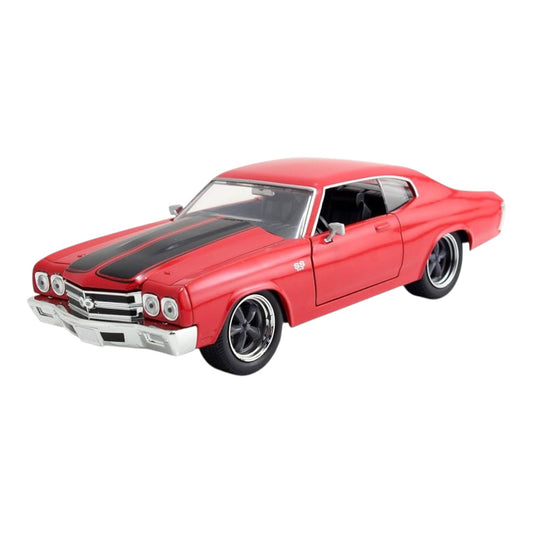 Jada - Die-Cast 1:24 Scale - Fast & Furious : Doms Chevelle ss Red