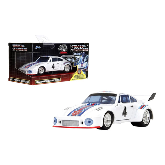 Jada -Die-Cast 1:32 Scale - Transformers : Jazz Porsche 935 Turbo
