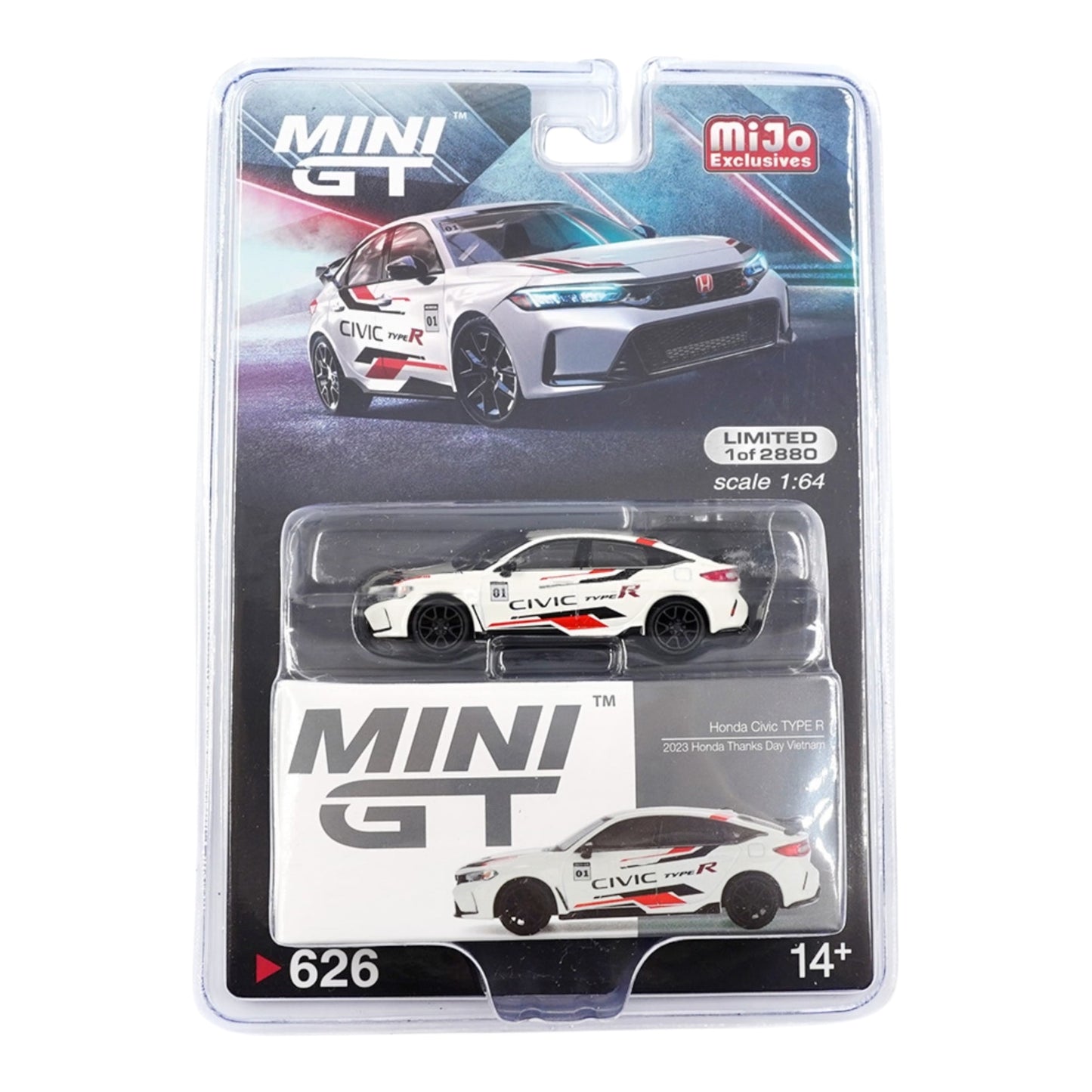 MINIGT #626 Honda Civic Type R Thanks Day Vietnam (2023)
