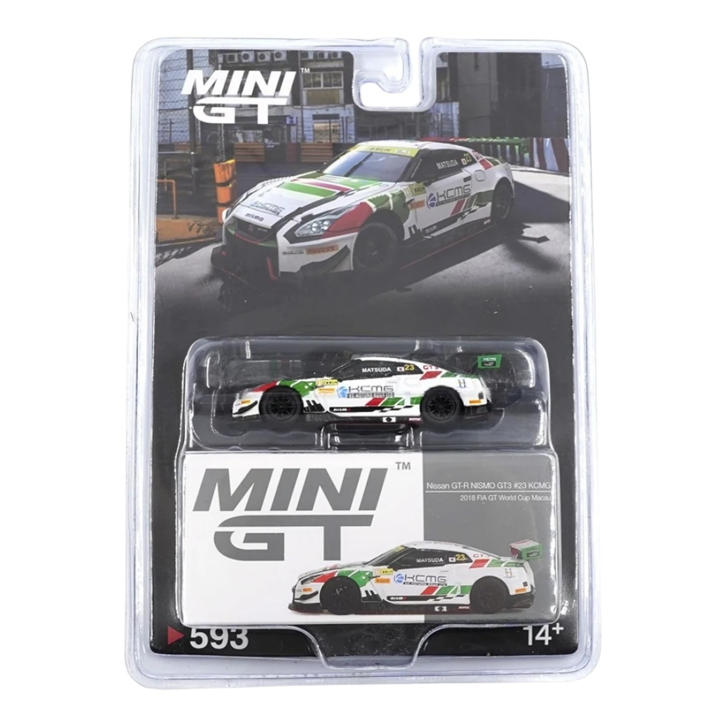 MINIGT #593 Nissan GT-R NISMO GT3 #23 KCMG