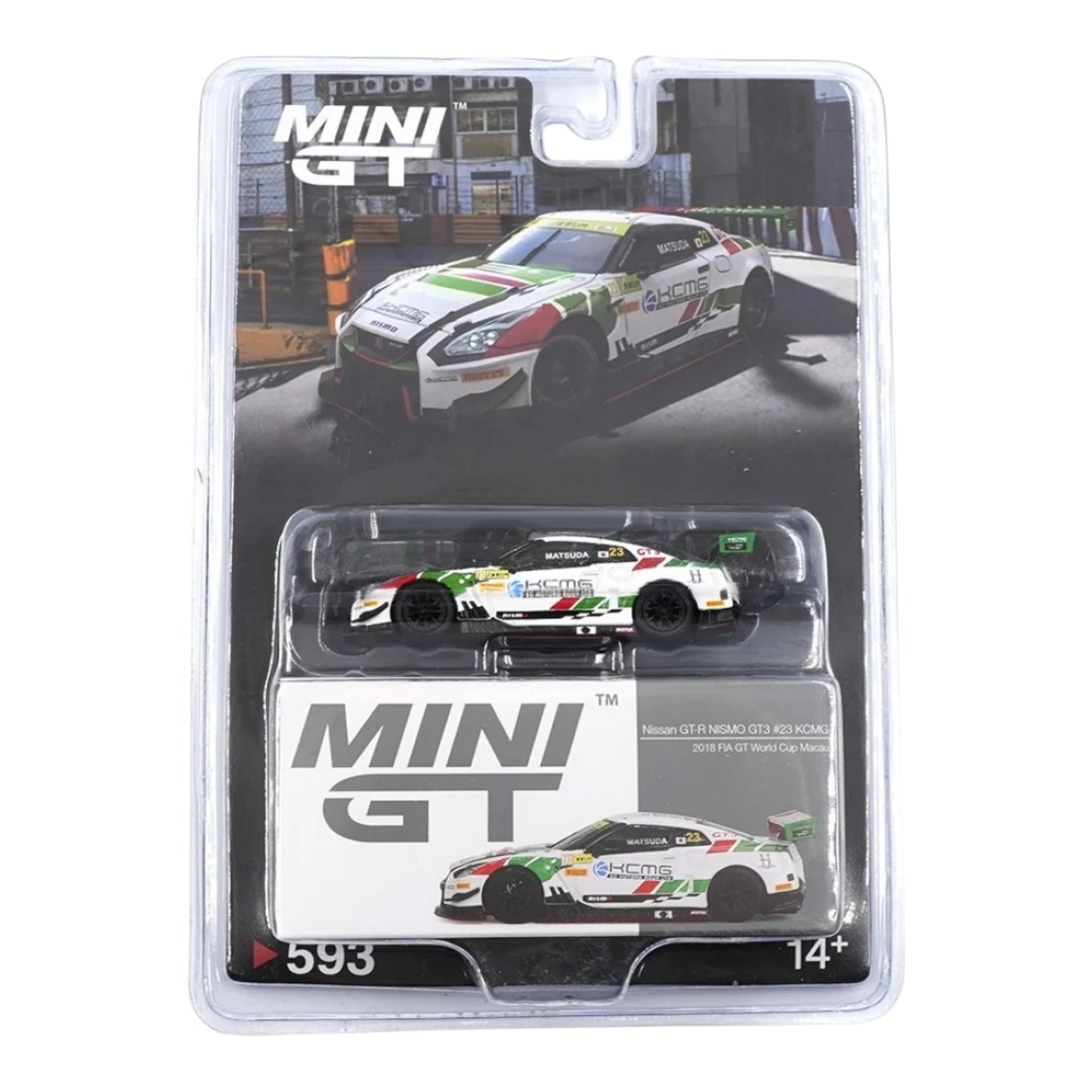 MINIGT #593 Nissan GT-R NISMO GT3 #23 KCMG