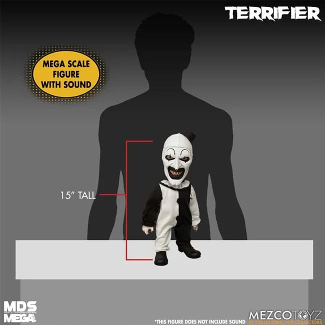 MEZCO 15” MDS Mega Scale Figure with sound : Terrifier