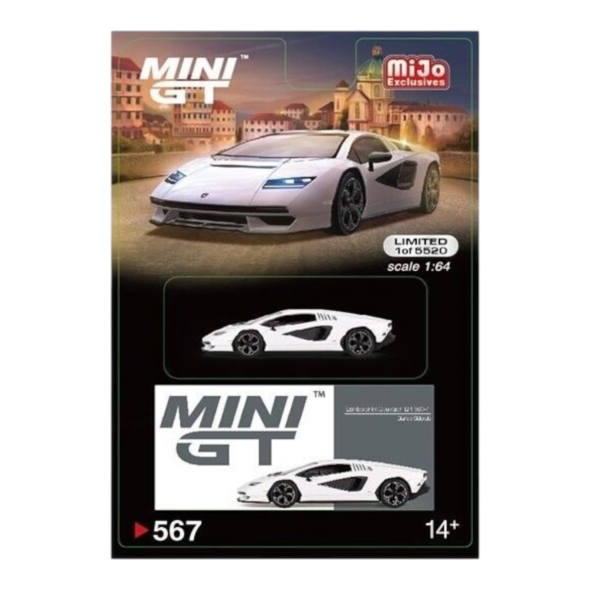 Miniy Countach MINIGT #567 Lamborghini Countach – The Nerd Nook Wales