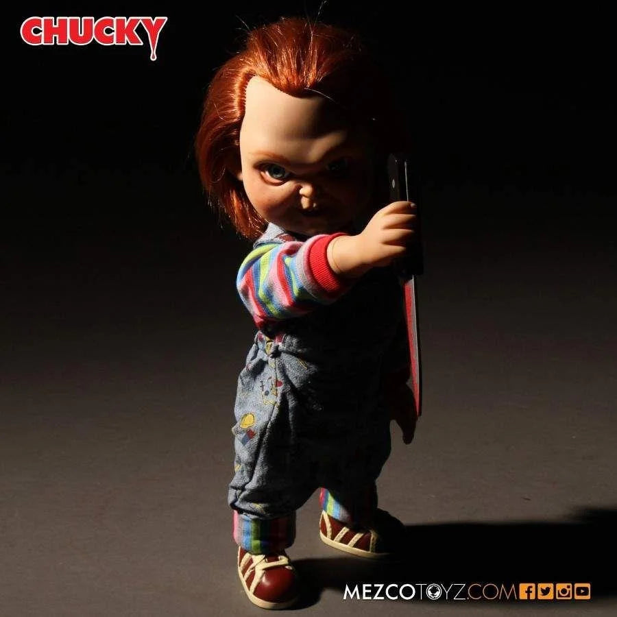 MEZCO 15” MDS Mega Scale Figure with sound : Chucky , Evil Face