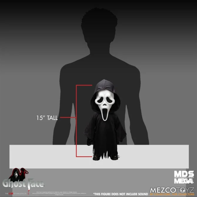 MEZCO 15” MDS Mega Scale Figure  : Ghost Face