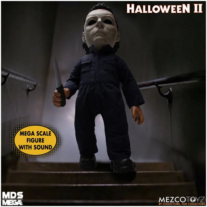 MEZCO 15” MDS Mega Scale Figure with sound : Halloween 2 , Michael Myers