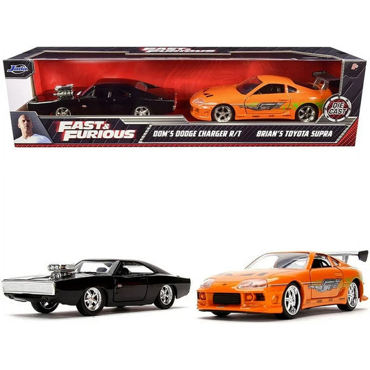 Jada Die-Cast 1:32 Scale - Fast & Furious 2 Pack : Dodge Charger & Toyota Supra