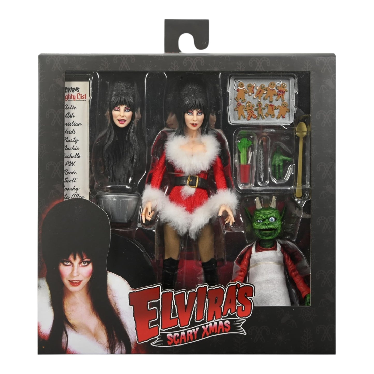 NECA - Elvira : very scary Xmas deluxe 8” figure