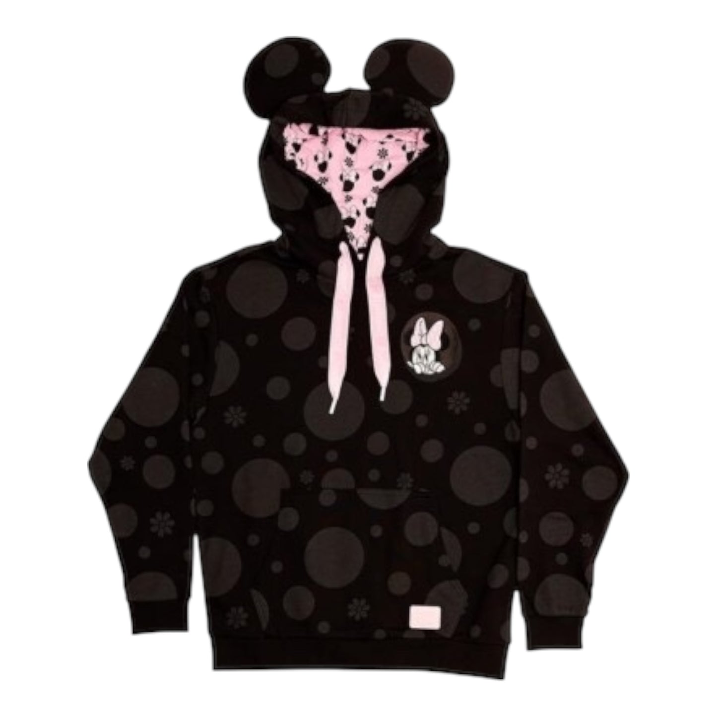 Loungefly Disney Minnie Rocks The Dots Floral Unisex Hoodie