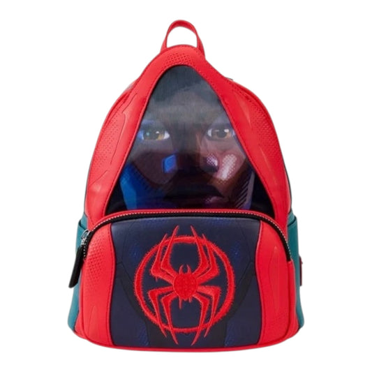 Loungefly Marvel Spiderverse Miles Morals Hoody Cosplay Mini Backpack