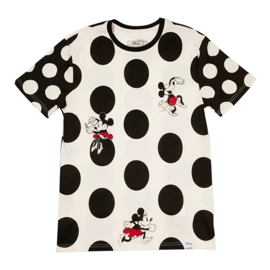 Loungefly Disney Minnie Rocks The Dots Unisex Tee
