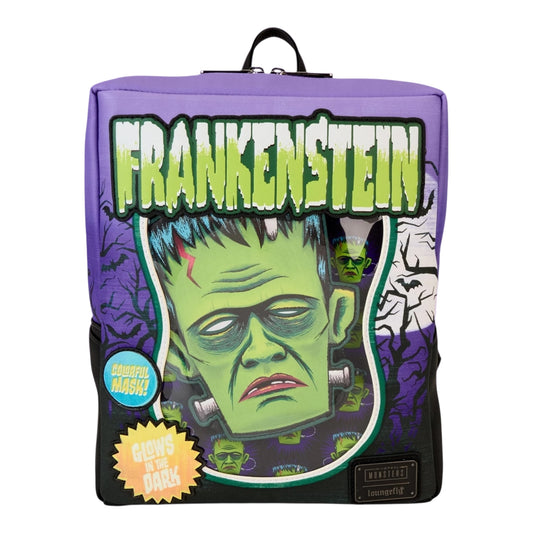 Loungefly Universal Monsters Frankenstein Neon Mask Mini Backpack