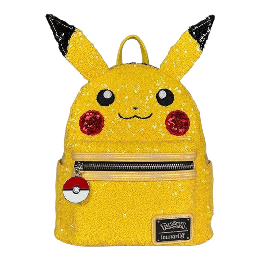 Loungefly Pokemon Pikachu Sequin Cosplay Mini Backpack