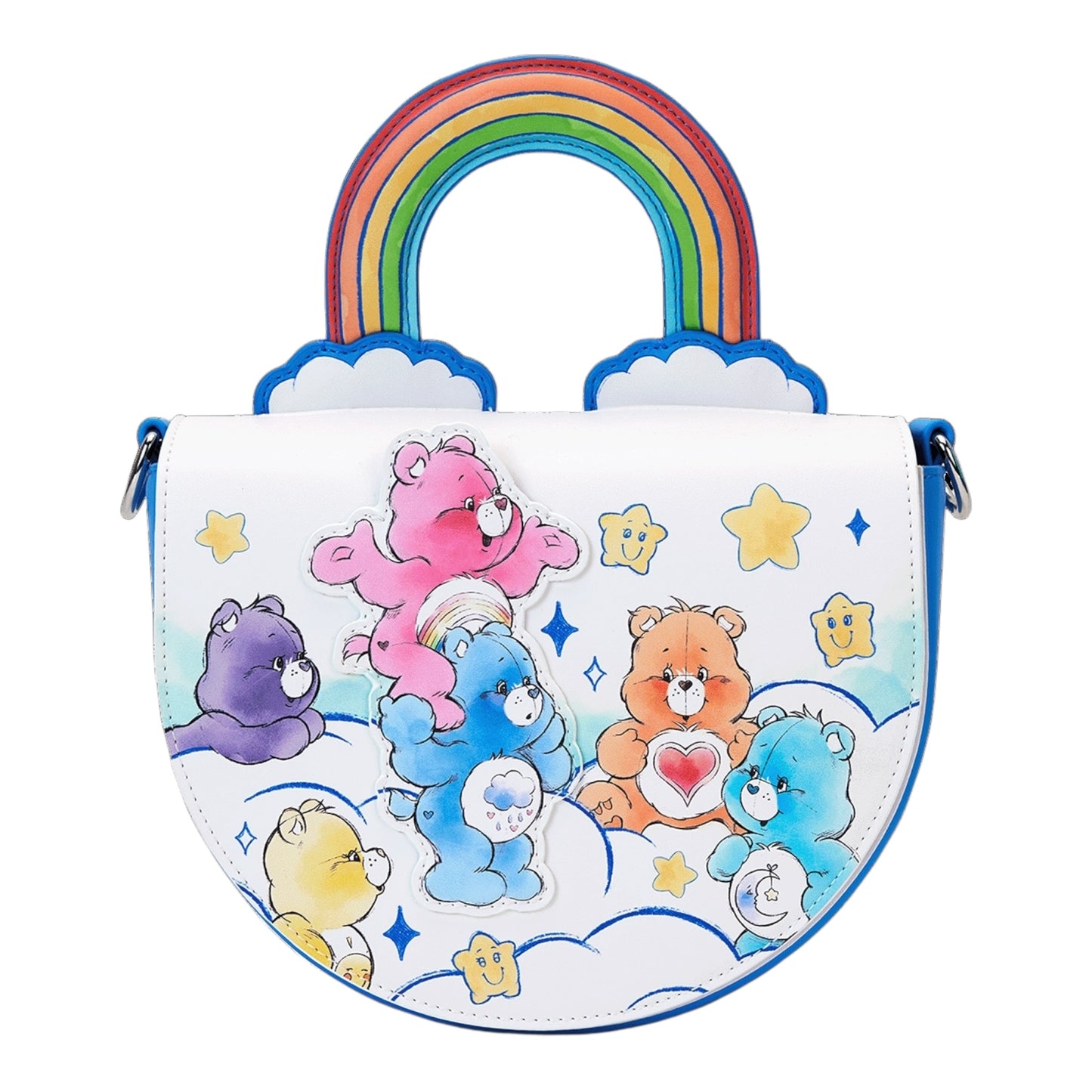 Loungefly Care Bears Rainbow Handle Crossbody