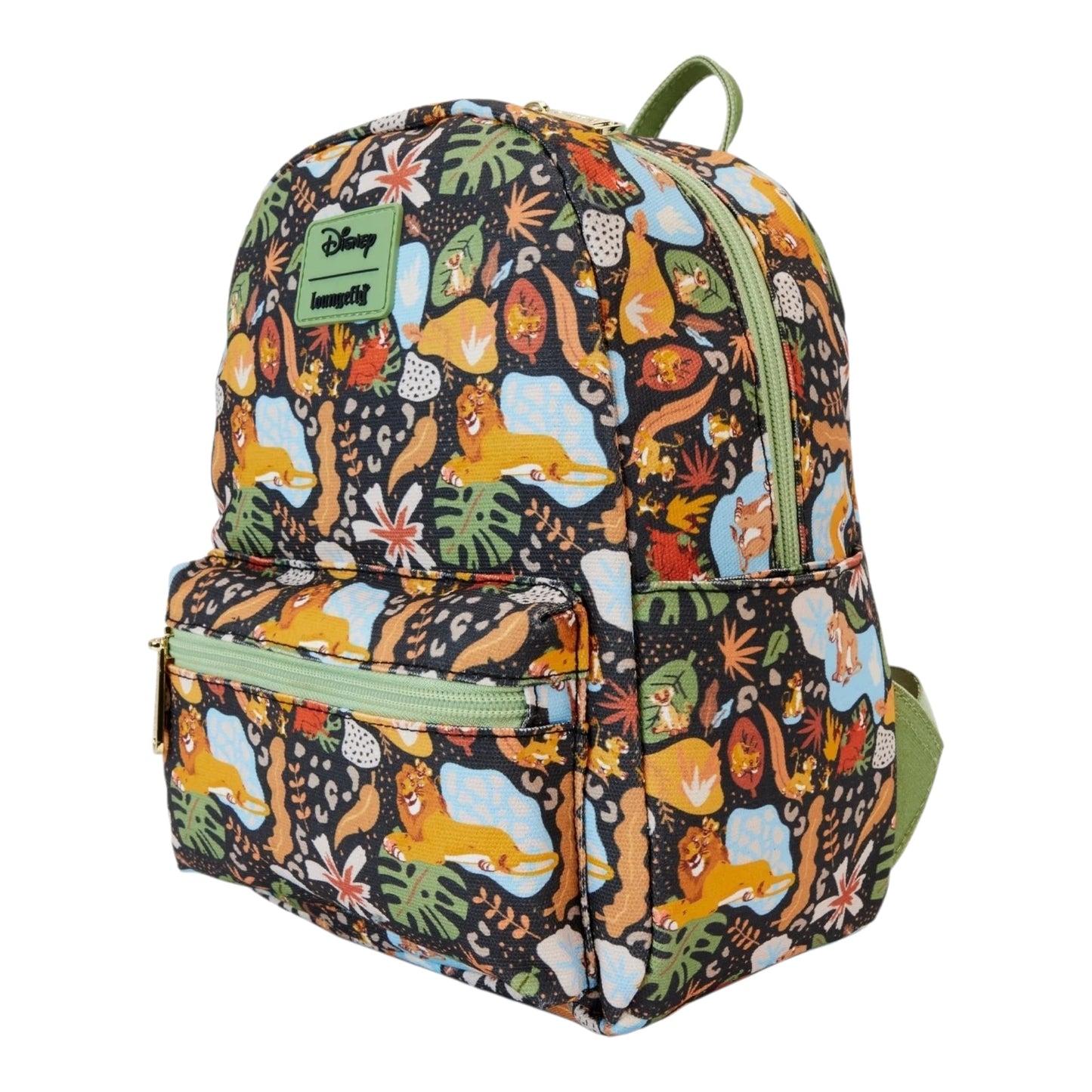 Loungefly Disney Lion King 30th Anniversary Silhouette AOP Nylon Mini Backpack