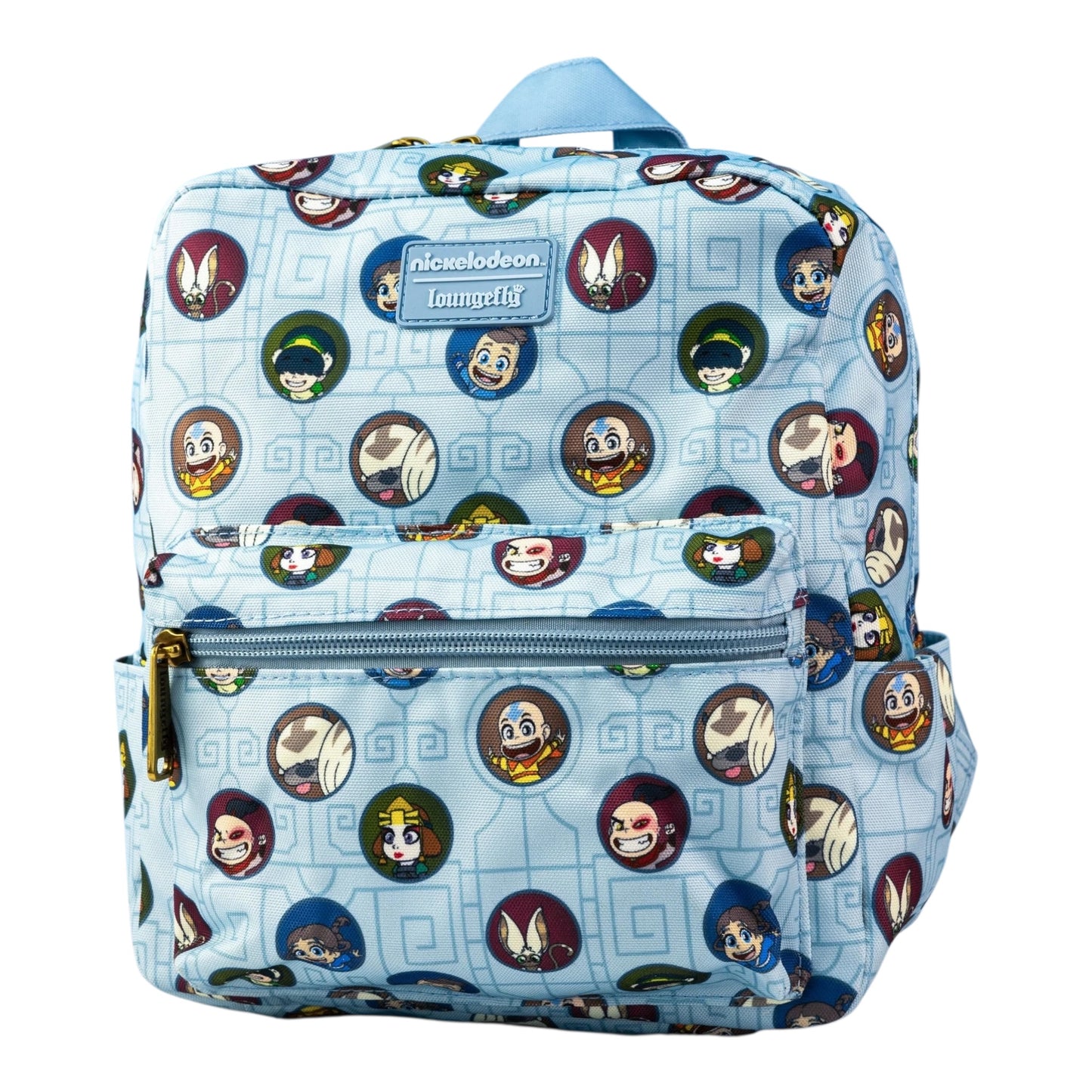 Loungefly Nickelodeon Avatar The Last Airbender AOP Square Nylon Mini Backpack