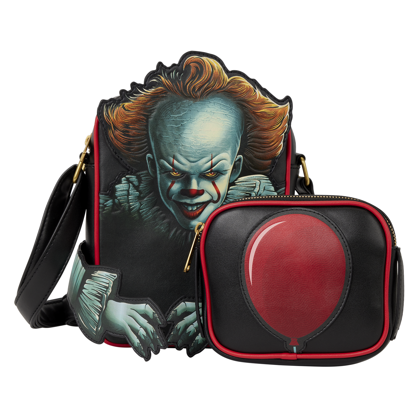 Loungefly Warner Brothers IT Pennywise Crossbuddies Bag