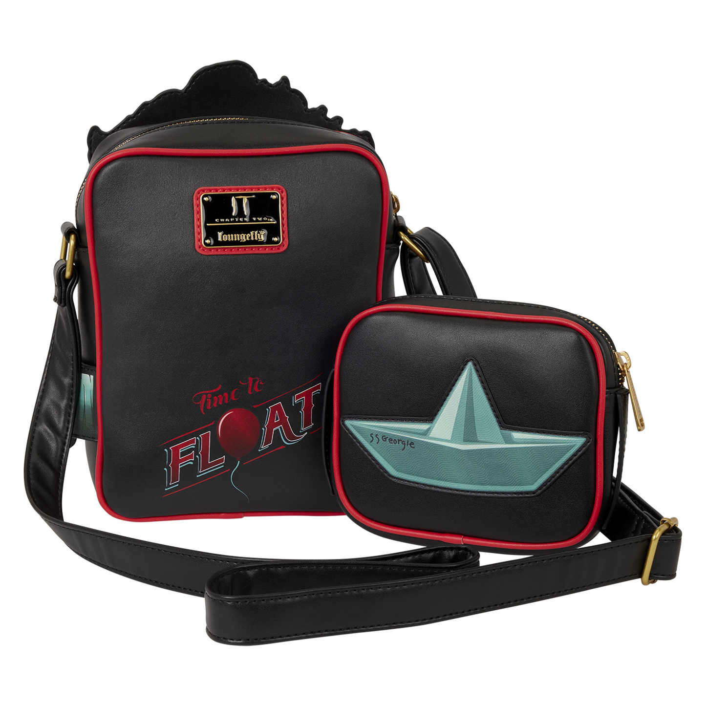 Loungefly Warner Brothers IT Pennywise Crossbuddies Bag