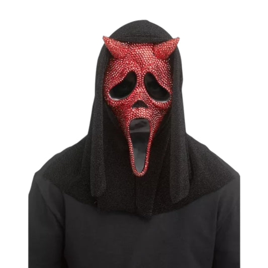 Spirit Halloween - Ghost Face Dead by Daylight Red Diamanté Mask