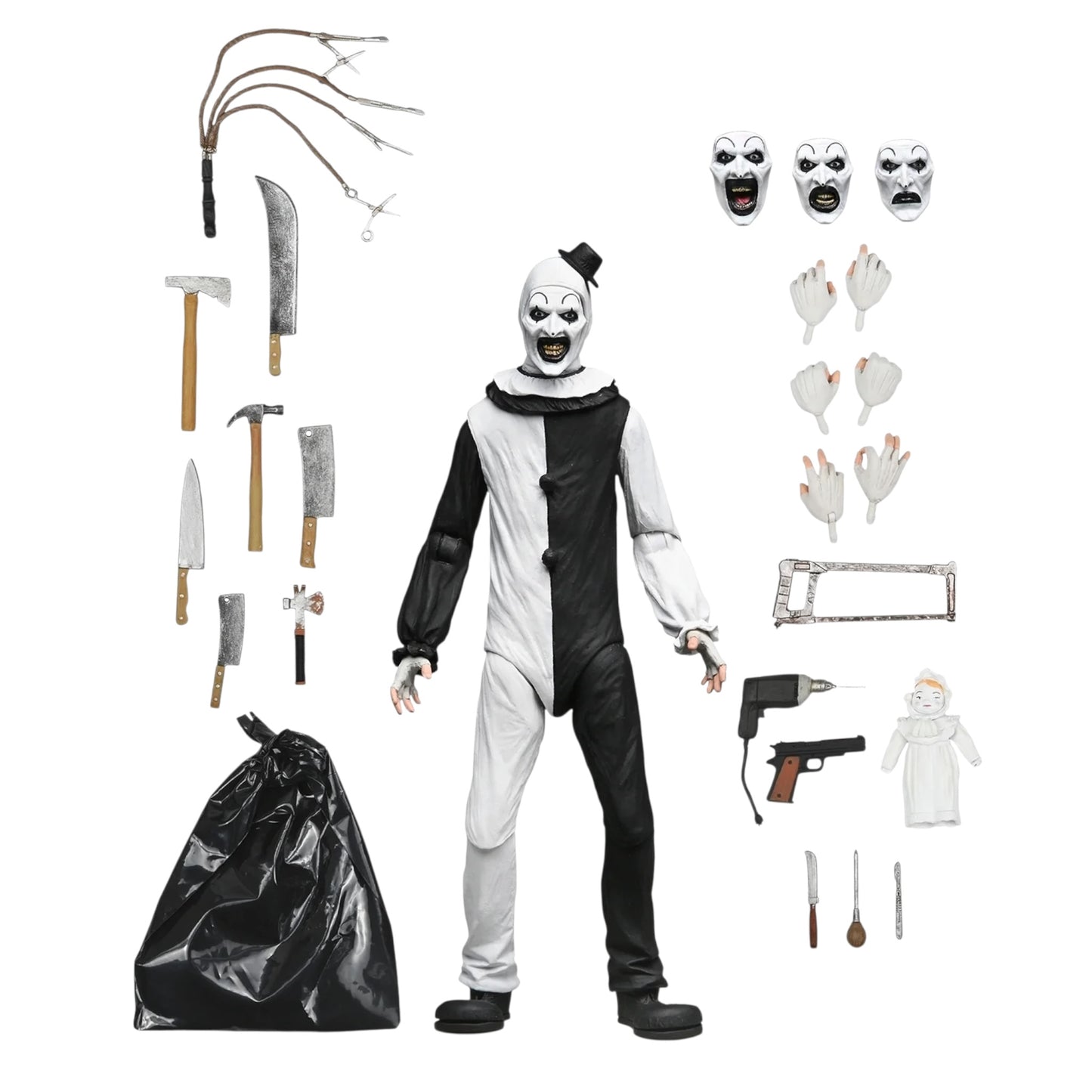 NECA - Ultimate Terrifier , Art the Clown 7" Scale Action Figure