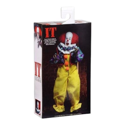 NECA - IT 1990 Pennywise ,Clothed Action Figure 8”