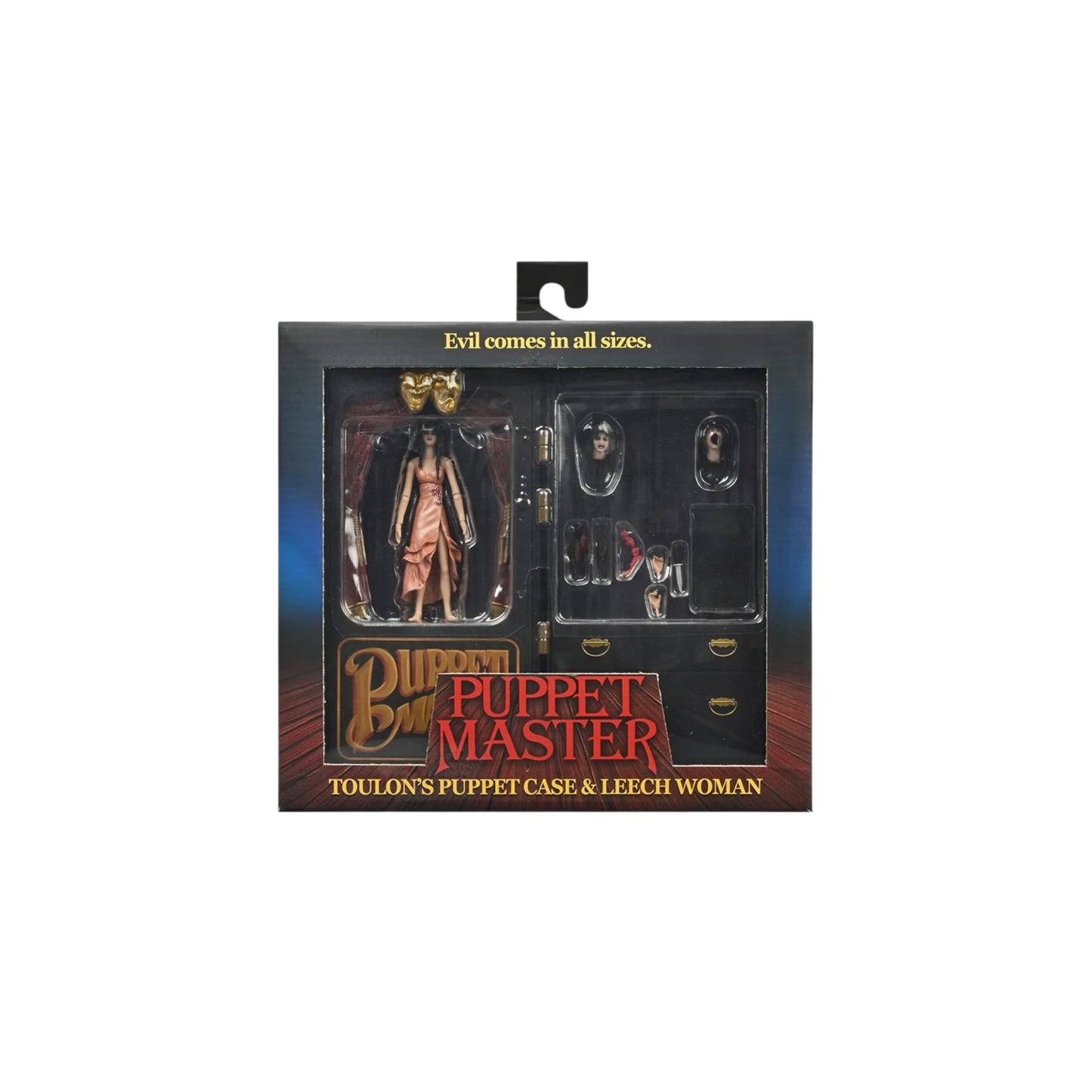 NECA - Puppet Master , Toulon’s Puppet Case and Leech Woman Action Figure 2 Pack