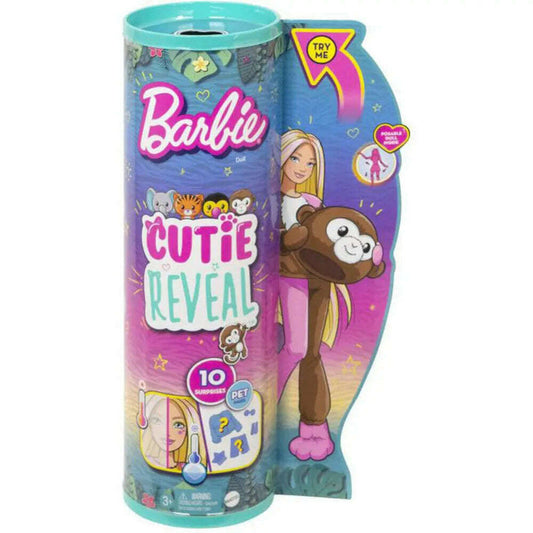 Barbie - Jungle Cutie Reveal : Monkey