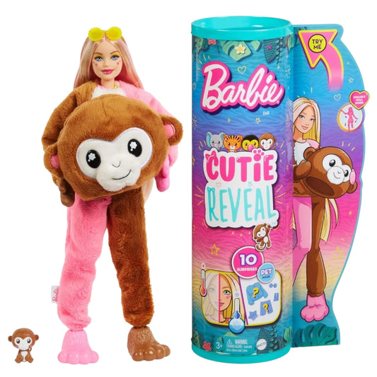 Barbie - Jungle Cutie Reveal : Monkey