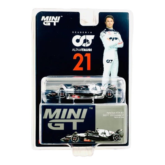 MiniGT #727 AlphaTauri AT04 #21 Nyck de Vries Australian GP 2023